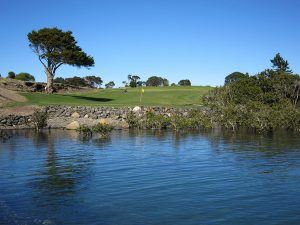 Waitangi Golf Club waters