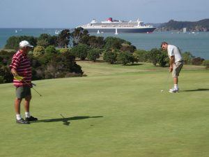 Waitangi Golf Club green