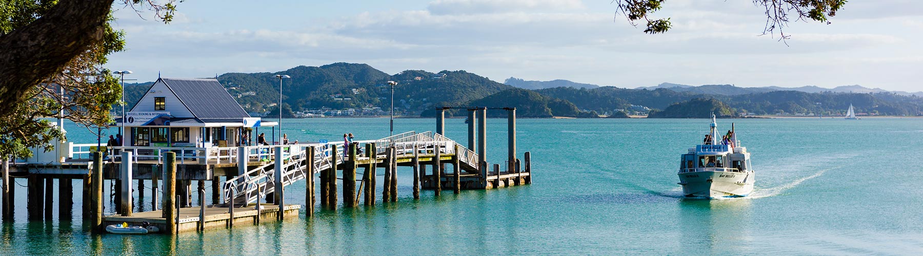 passenger ferry to russell, bay of islands