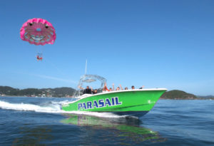 flying kiwi parasailing, bay of islands