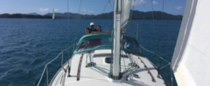 Sailing in Bay of Islands